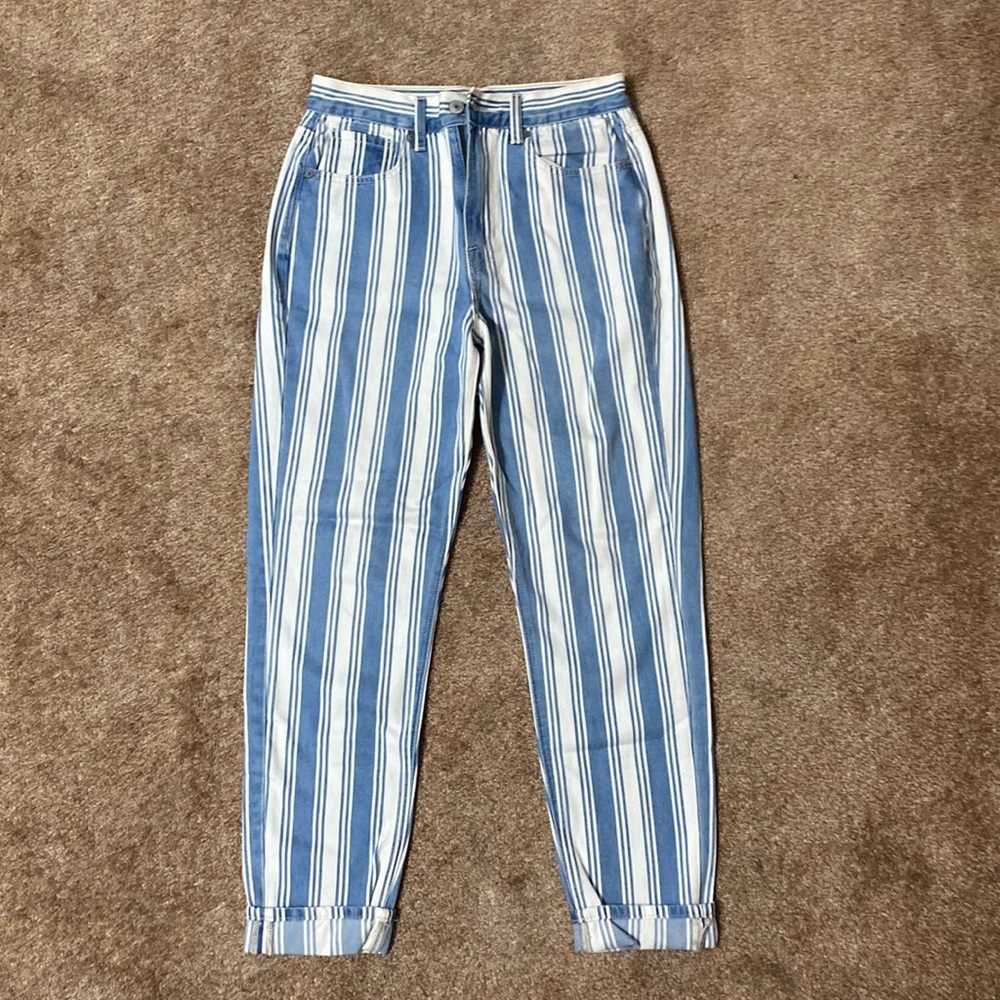 American Eagle striped jeans